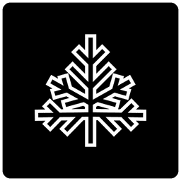 Logo Frozeir en forme de flocon stylisé